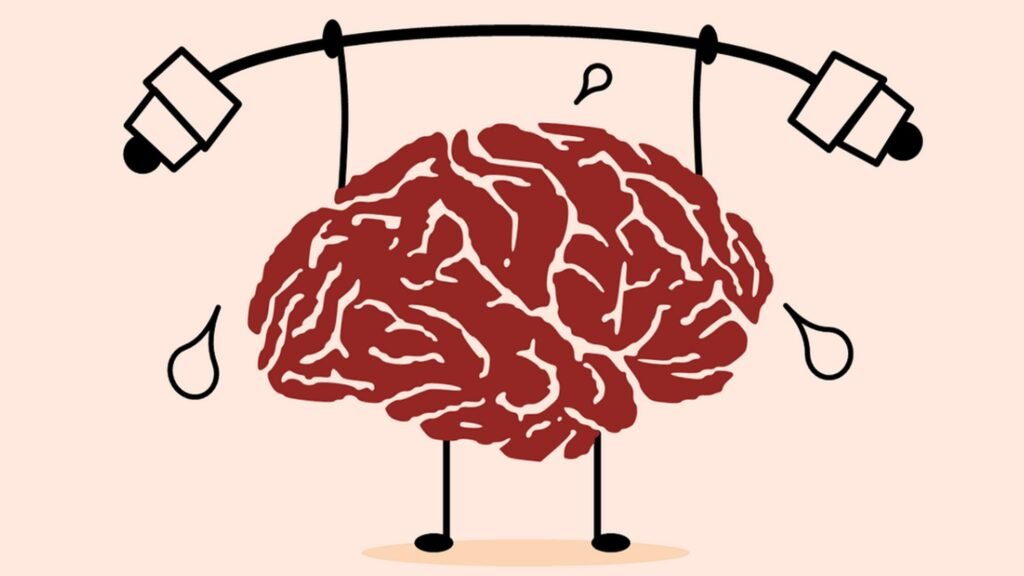 A brain exercising, getting ready for drug screening test