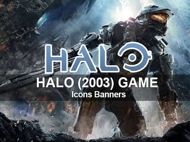 Halo (2003) Game Icons Banners