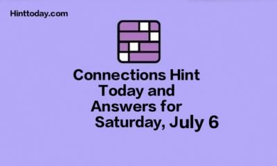 Connections Hint Today and Answers for Saturday, July 6