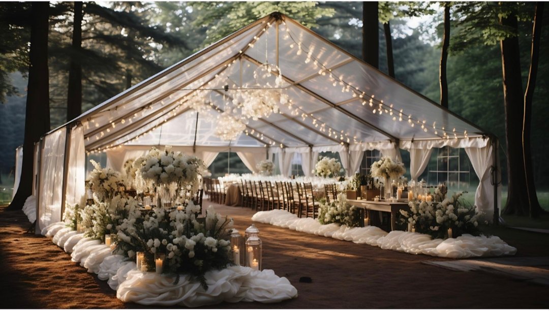 How To Decorate A Marquee For A Wedding